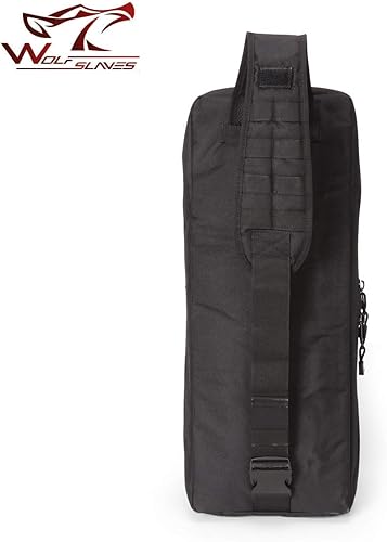 Miniatura 4 de wolfslaves - Mochila táctica de 24 pulgadas para rifle de hombro, MP5, mochila militar, bolsa de caza MPS, bolsa cruzada, color negro