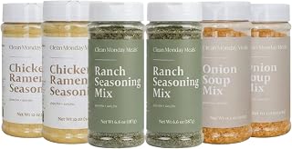 Clean Monday Meals Ramen Onion and Ranch Seasoning Bundle