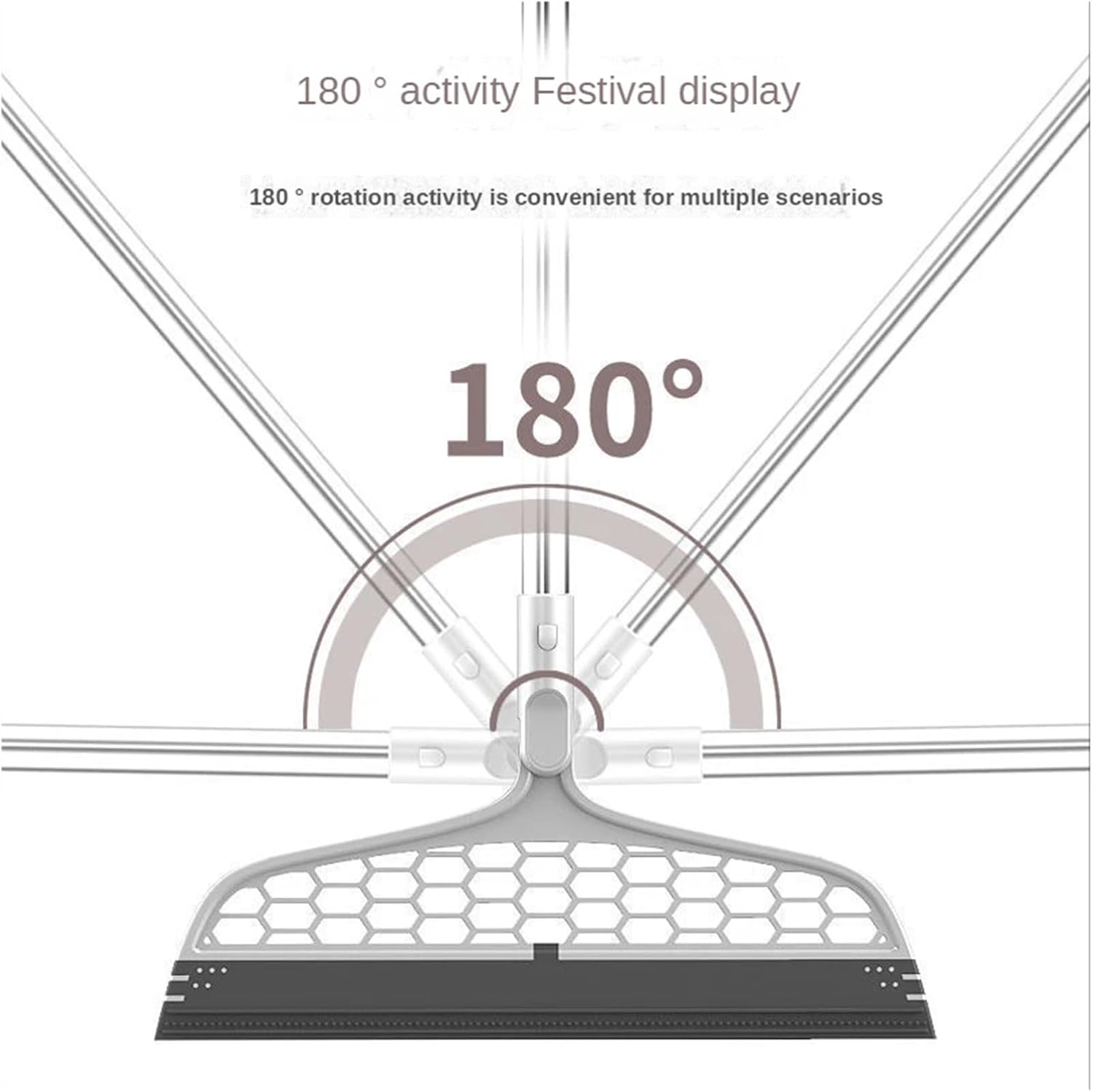 Magic Silicone Broom Lengthen Floor Cleaning Pet Hair Brooms Bathroom Floor Wiper Household Cleaning Tools