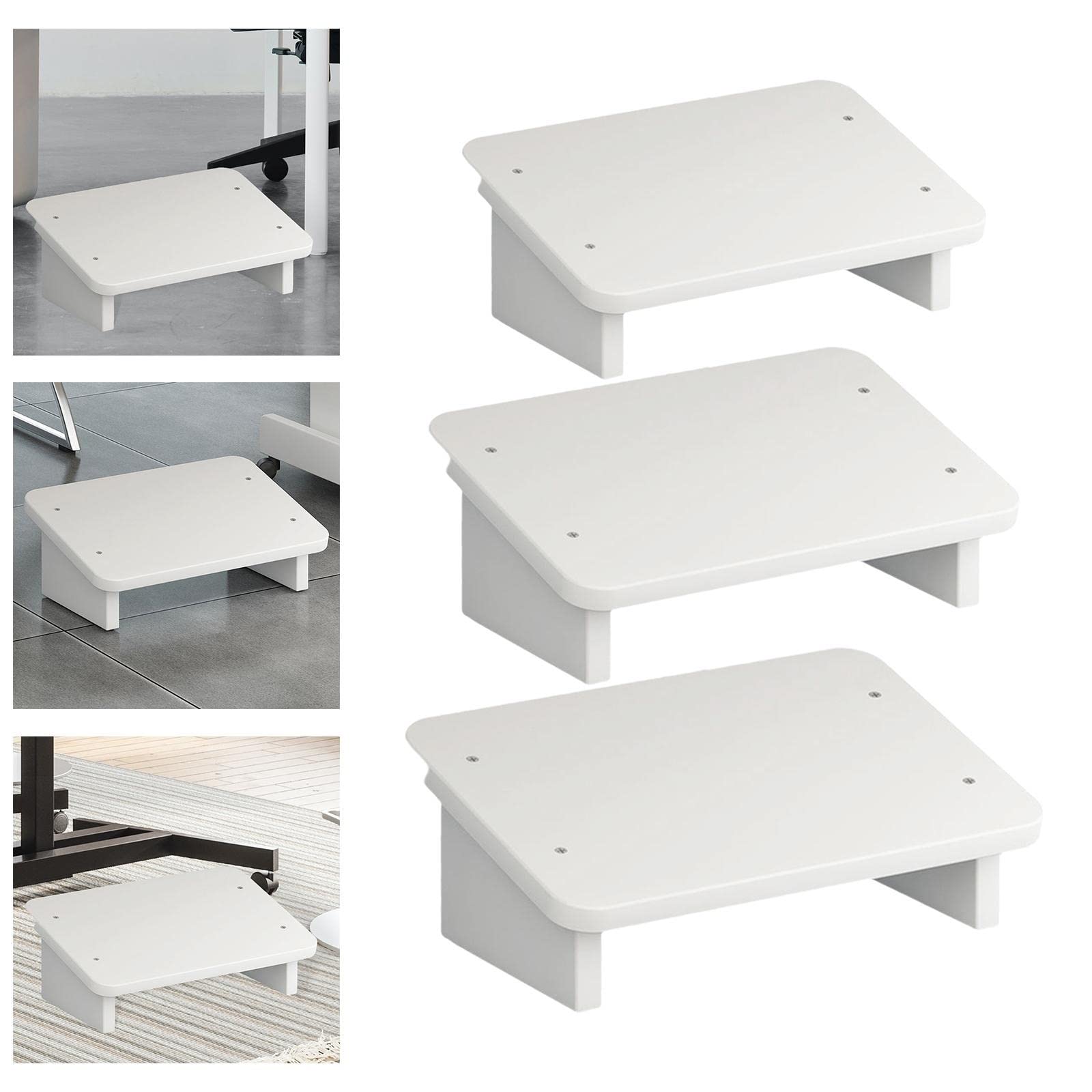 Reposapiés confiable debajo del escritorio, soporte ergonómico de ángulo de inclinación, superficie lisa antideslizante para el trabajo, oficina en casa, computadora, taburete (color: 30 x 20 x 15 cm)