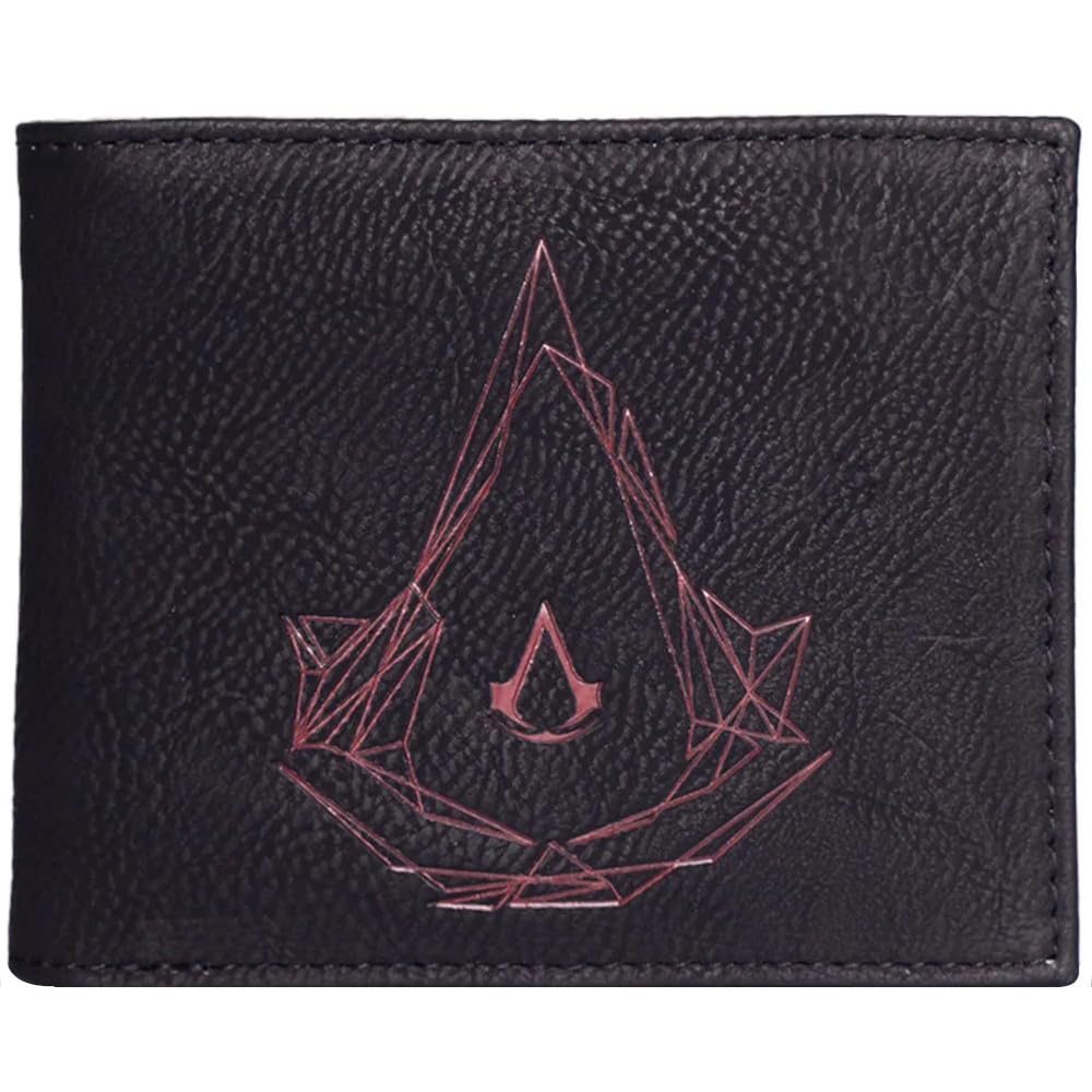 Assassin's Creed Bifold Wallet, Black, Standard Size