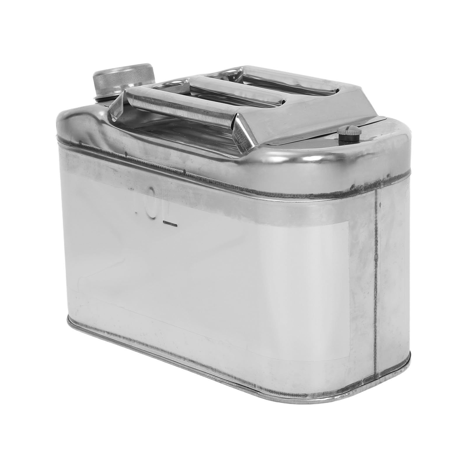 NUOBESTY Contenedor de Acero Inoxidable 10l con Diseño a Prueba de Fugas y Resistencia a Altas Temperaturas para Agua y Plantas en Aventuras al Aire Libre