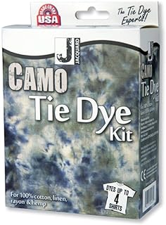 Jacquard Tie Dye Kit Camo - Jacquard Premium Dye Creates The Best Camouflage Look - Classic Camo Pattern and 3 Other Dye Patterns