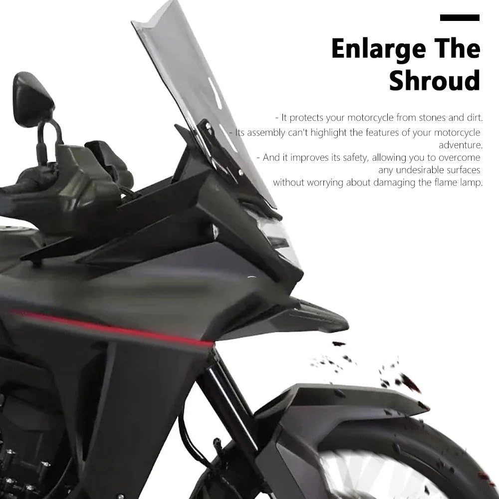 Parafango Moto Per Per Per TRANSALP XL 750 XL750 2023 2024 Parafango anteriore Becco Estensione Naso Extender Guardia Accessori Moto