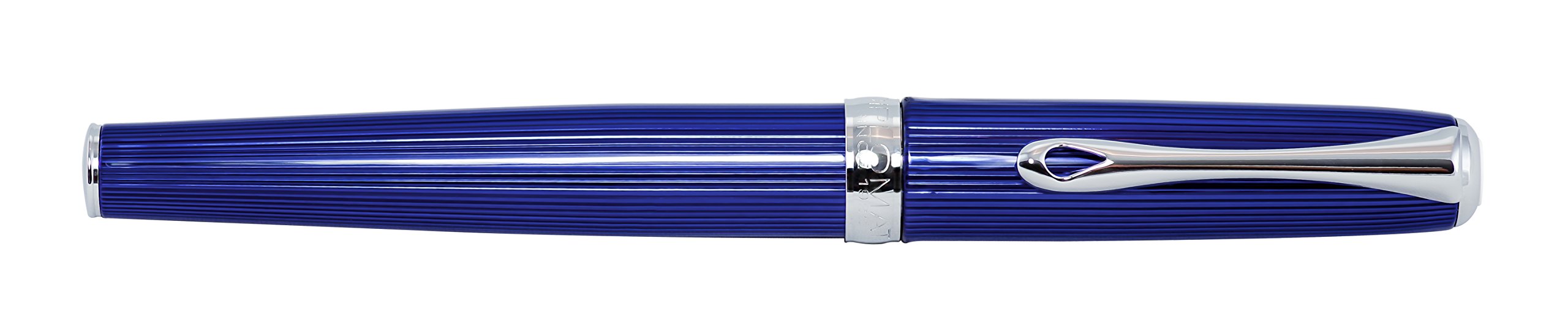 DIPLOMAT - Kugelschreiber Excellence A2 Skyline blau easyFlow - Schick und elegant - Lange Lebensdauer - Funkelndes Blau - 5 Jahre Garantie