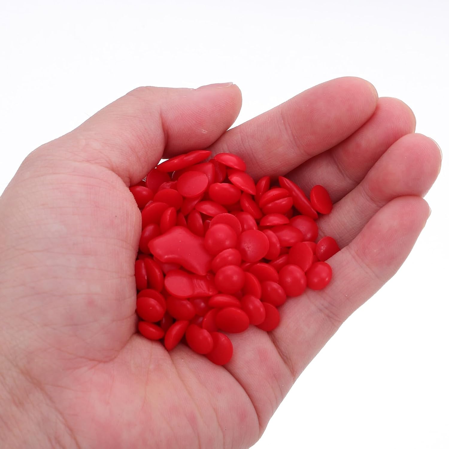 Holibanna Red Jewelry Casting Wax Beads 80℃-100℃ Melting Point for Precision Lost Wax Casting for DIY Jewelry Crafting and Model Making