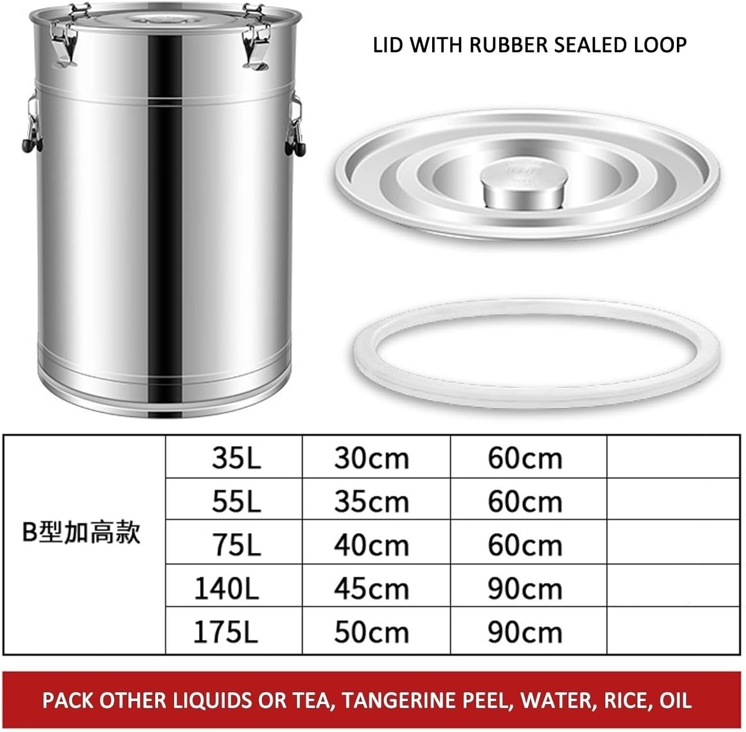 4L 水蒸留機、プラスチックバケツ付き 304 ステンレス鋼蒸留器