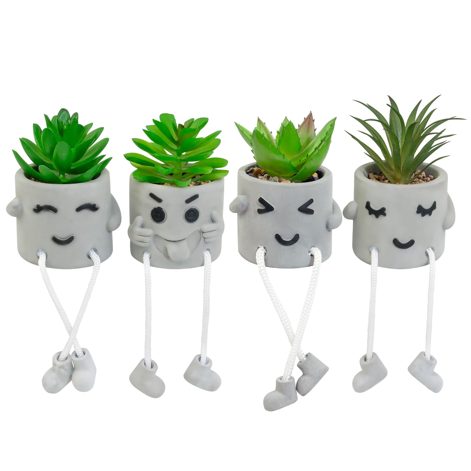 Faux Succulents Set of 4