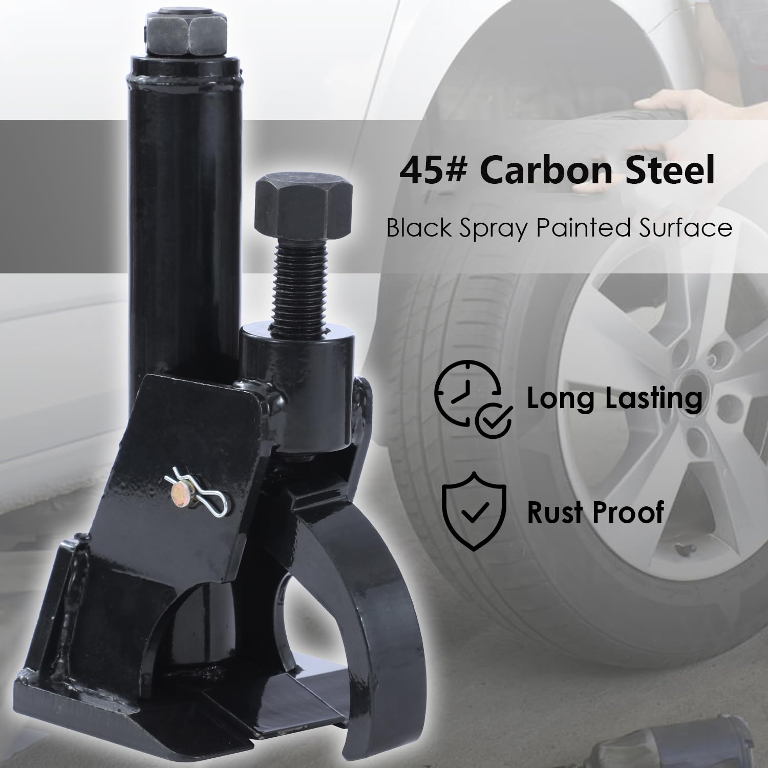 AIM Tools Ręczny krossar dachowy, justerbar hammare, Däckmonteringsverktyg, Universal für För Bil, Traktor, lastbil, ATV, motorcycel, hjulmontering, reparation, 451327
