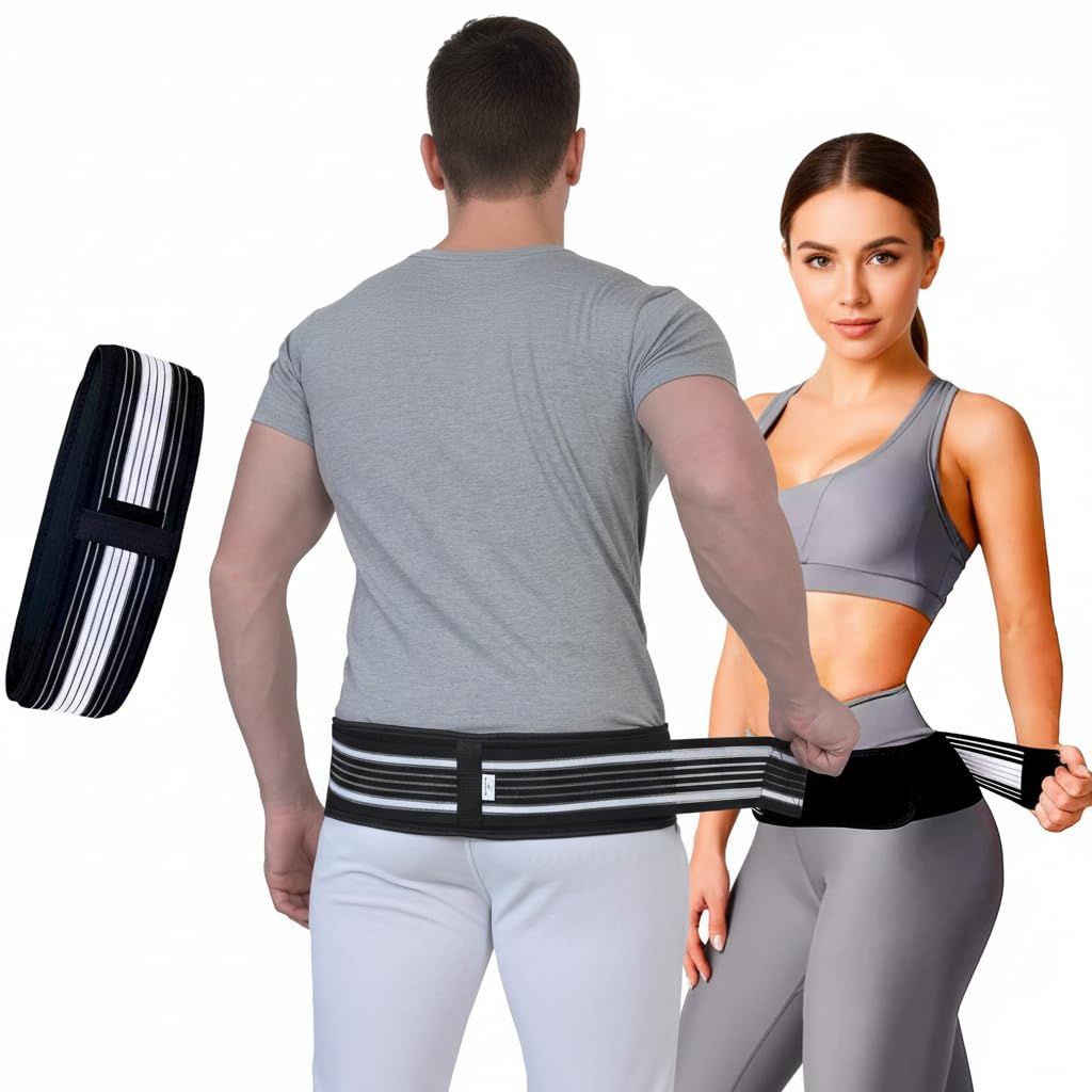 DLALA Sciatica Pain Relief Belt for Men & Women – Sacroiliac SI Joint Hip Support Belt for Back Pain, Pelvic Support, Sciatica & Lower Back Relief (XL-XXL Adjust-36-46)-image-25