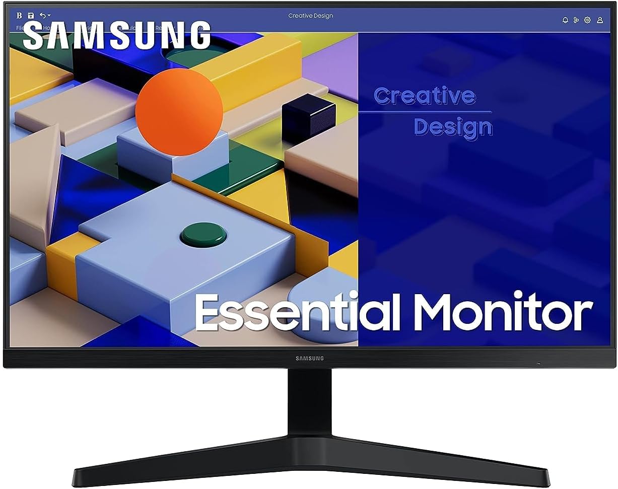 LS24C310EAMXUE 24-Inch S3 Essential Monitor, Black