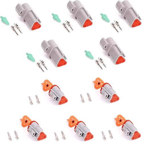Miniatura 10 de DT06 & DT04 Kit de conectores DT 2,3,4,6,8,12P macho y hembra automotriz eléctrico impermeable conectores de cable enchufe 16-22AWG con 35