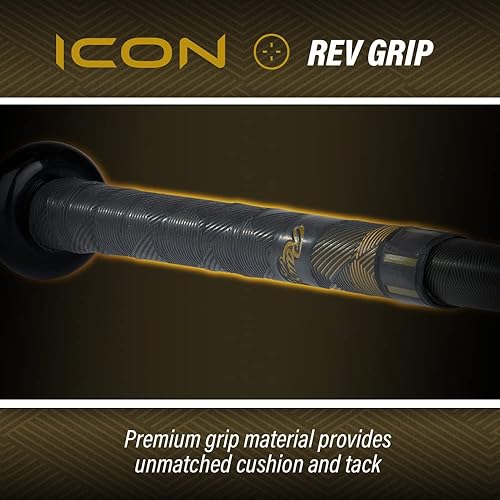 Miniatura 4 de Rawlings  Bate de béisbol ICON  USSSA  -10-8-5 Drop  2 piezas compuesto