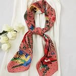 Silk Like Head Scarf for Women - Satin Large Hair Scarves Bandanas - 35" Square Silk Hair Wrap for Sleeping with Gift Packed