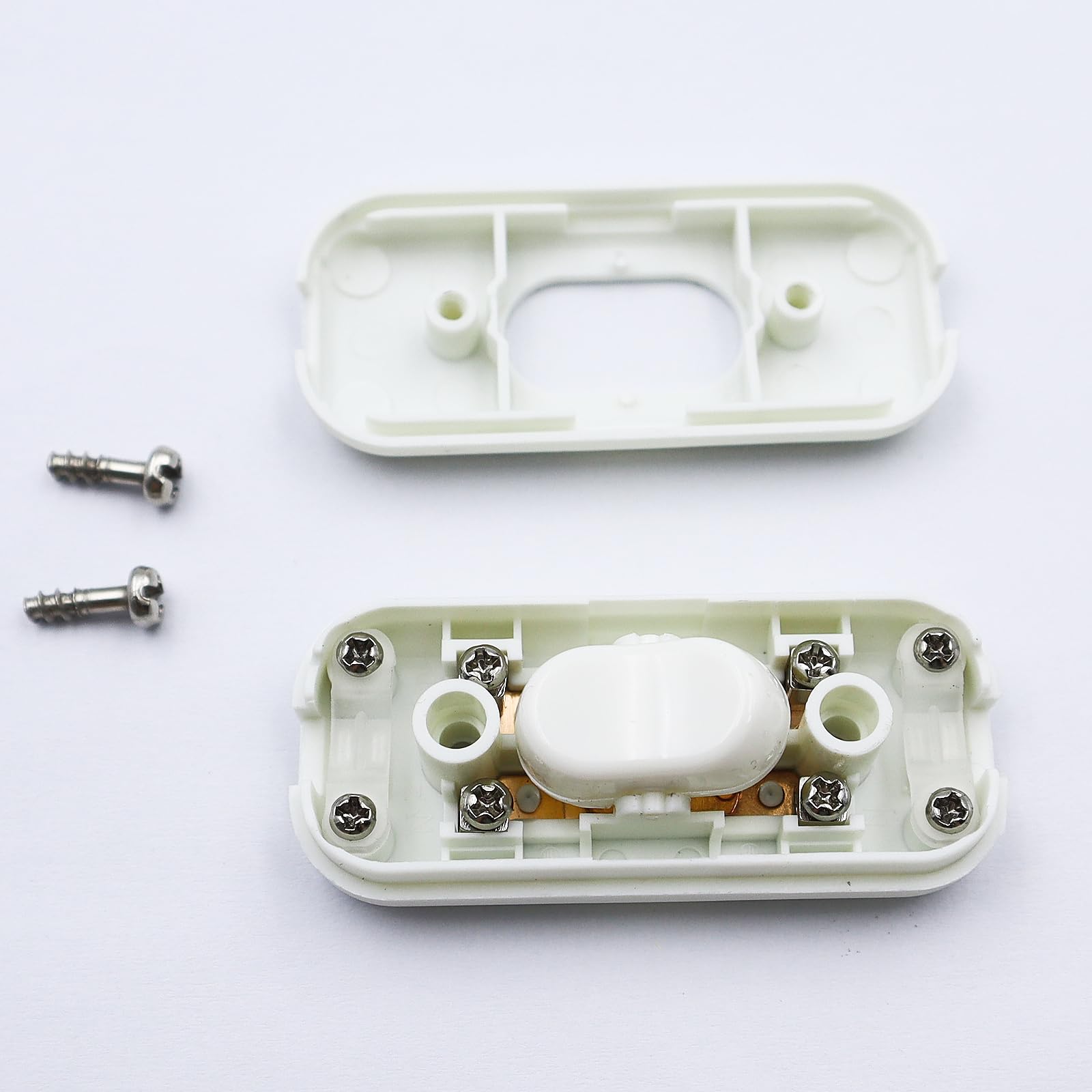 Interruttore lampada, 2 interruttori a cavo, 6 A, 250 V, interruttore a cavo a 2 – 3 poli, interruttore cavo, interruttore per lampada per tutti i tipi di lampade elettriche da tavolo