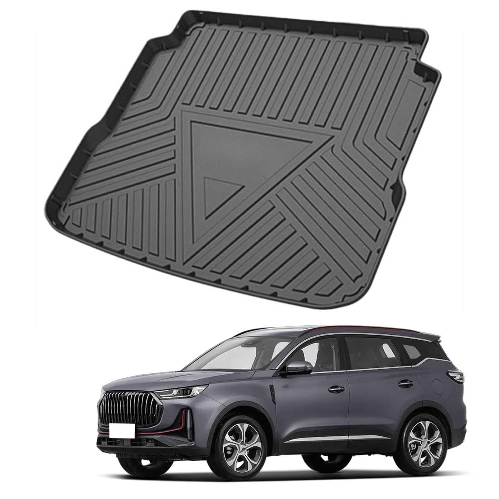 PAPEP Cargo Liner for Chery Tiggo 7 Side Rhinestone Design 2020-2023