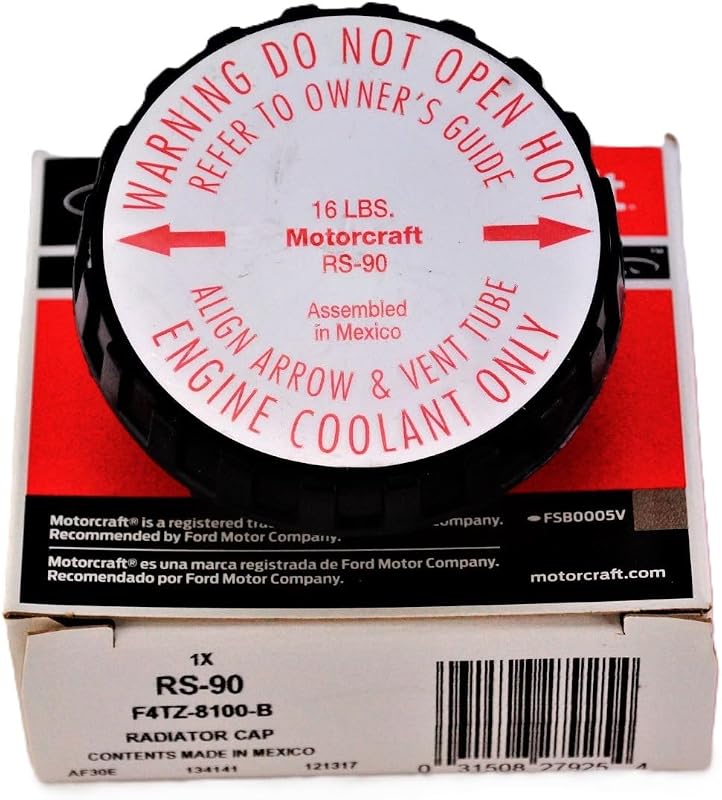 Tampa do radiador Ford F4TZ-8100-B com fechamento Twist-On – 1 unidade