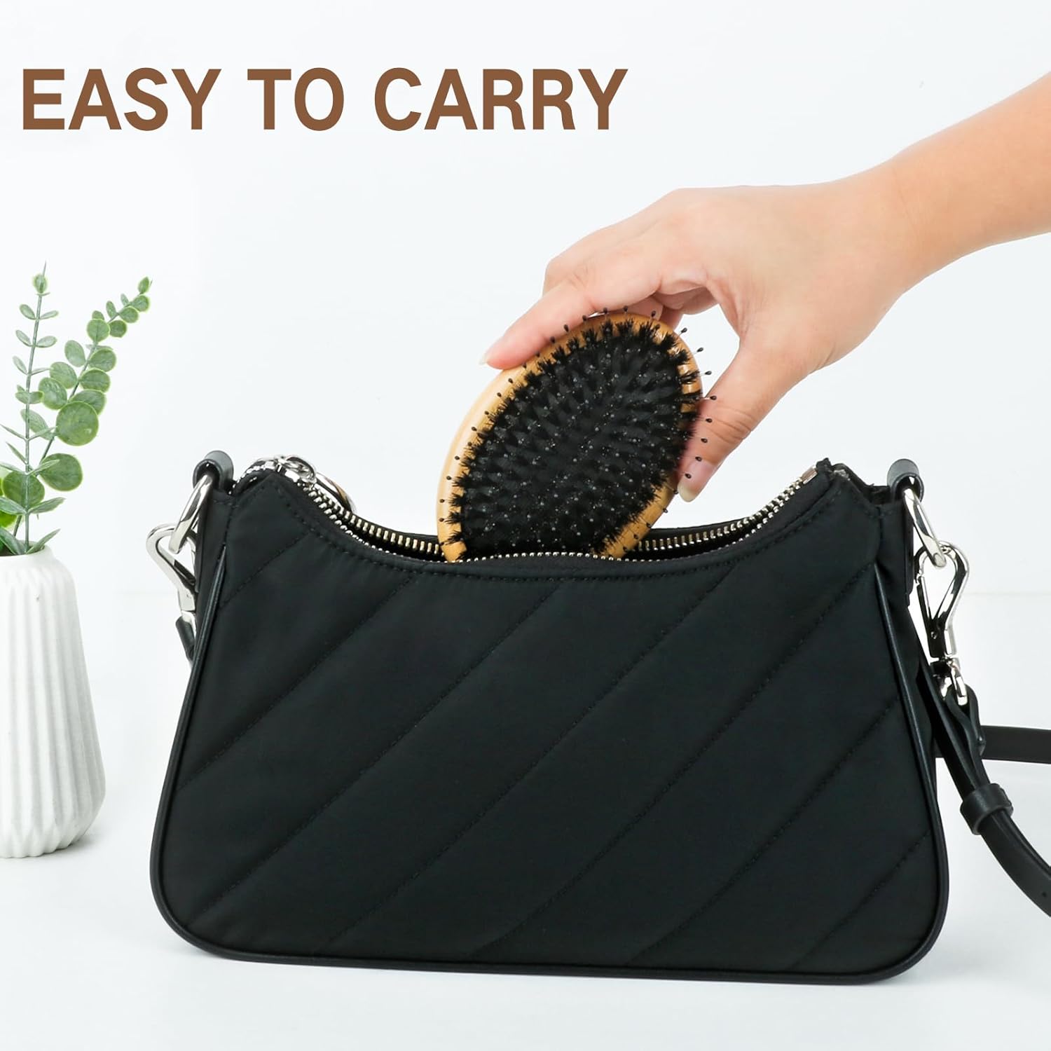 公式》英国伝統の最高級猪毛ヘアブラシ・メイソンピアソン [スマートフォン] イノシシ毛ヘアブラシ コンプタースムージングスカルプ刺激装置&amp;イノシシ毛ブラシ 髪の輝き、湿気、ボリュームを追加 - 縮れを