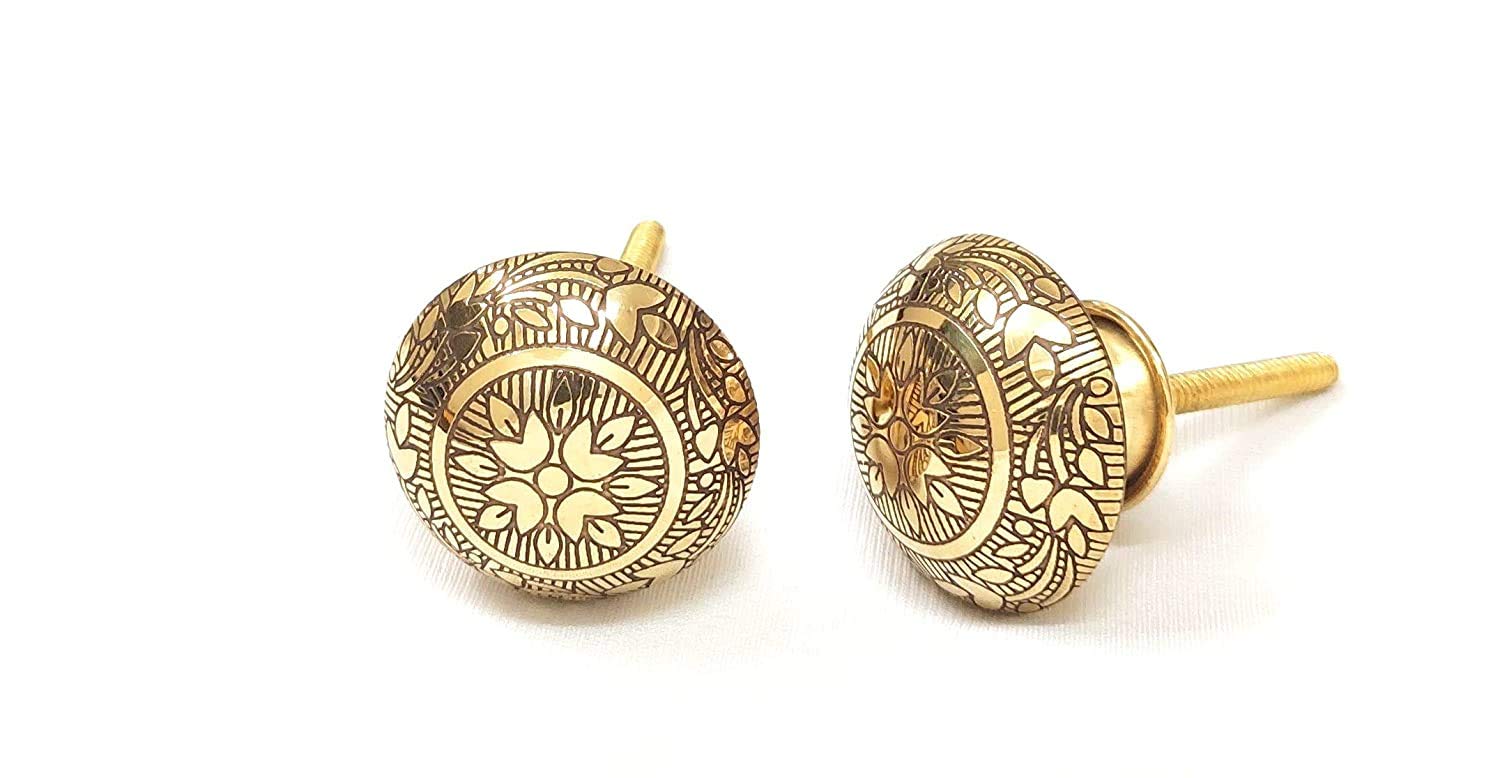 Artshai Brass Cupboard knob for Door Kitchen Drawer,cabinets,Door Pull .Set .(Size:6.5x4x4 CM) (2) (B08P5F9L9J) Amazon Price History, Amazon Price Tracker