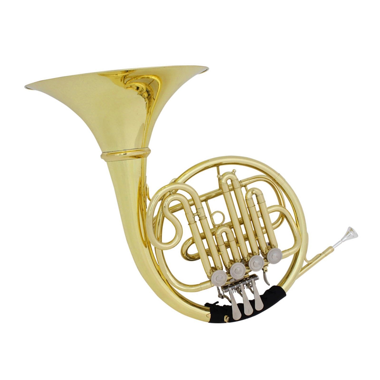 Róg Francuski Instrumenty Muzyczne Cztery Klawisze Podzielone Na Róg Francuski B Dur Instrument Dęty Blaszany Egzamin Dla Początkujących Profesjonalny Instrument Muzyczny