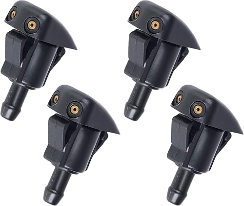 BlueStars - Paquete de 4 boquillas para limpiaparabrisas 85381-AA010 ultra duraderas, ajuste exacto para Toyota Corolla 1999-2008, Toyota Camry
