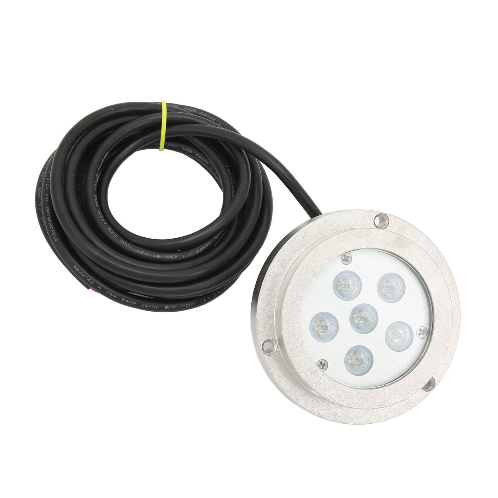 Luce Subacquea Marina Impermeabile IP68, 3,8 Pollici in Acciaio Inossidabile 316 LED per Barca a Tenuta Forte per Navi Yacht Barche a Motore