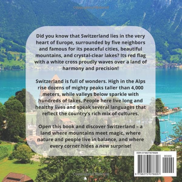 Amazing Switzerland Facts for Kids: A Fun Travel and Learning Book with Color Photos About Switzerland’s Alps, Lakes, Chocolate, Languages, and Culture (Amazing World Facts for Kids) - Image 2