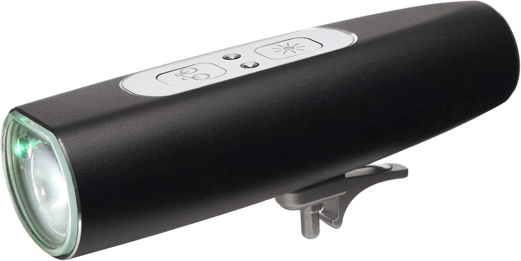 Laserlight Black Safety light - Green Bicycle Laser Image - 300 Lumens - Incased in Aircraft Aluminium