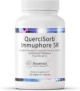 QuerciSorb Immuphore SR Quercetin, Immune Support Supplement, Sustained Release, Vitamin C, Vitamin D3 & Zinc, Supports Immune Function and Overall Health, Hypoallergenic, 400mg, 120 Vegi Caps