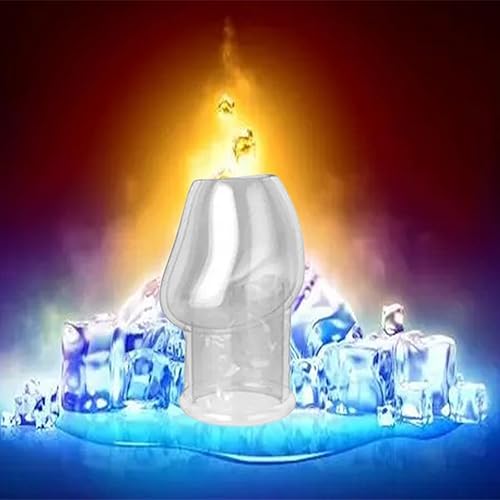 Miniatura 4 de WTOGETAO Extensor de anillo de pene reutilizable, funda para el pene para ampliar el pene, eyaculación retardada, larga duración, más fuerte,