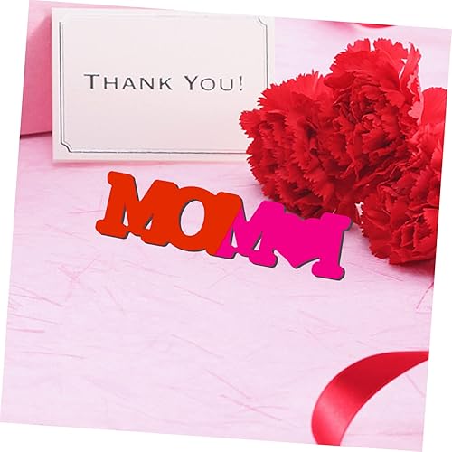 Miniatura 8 de SEWACC 2 moldes de letras colgantes para el día de la madre, moldes de resina de chocolate, moldes de letras de resina, moldes de letras de silicona