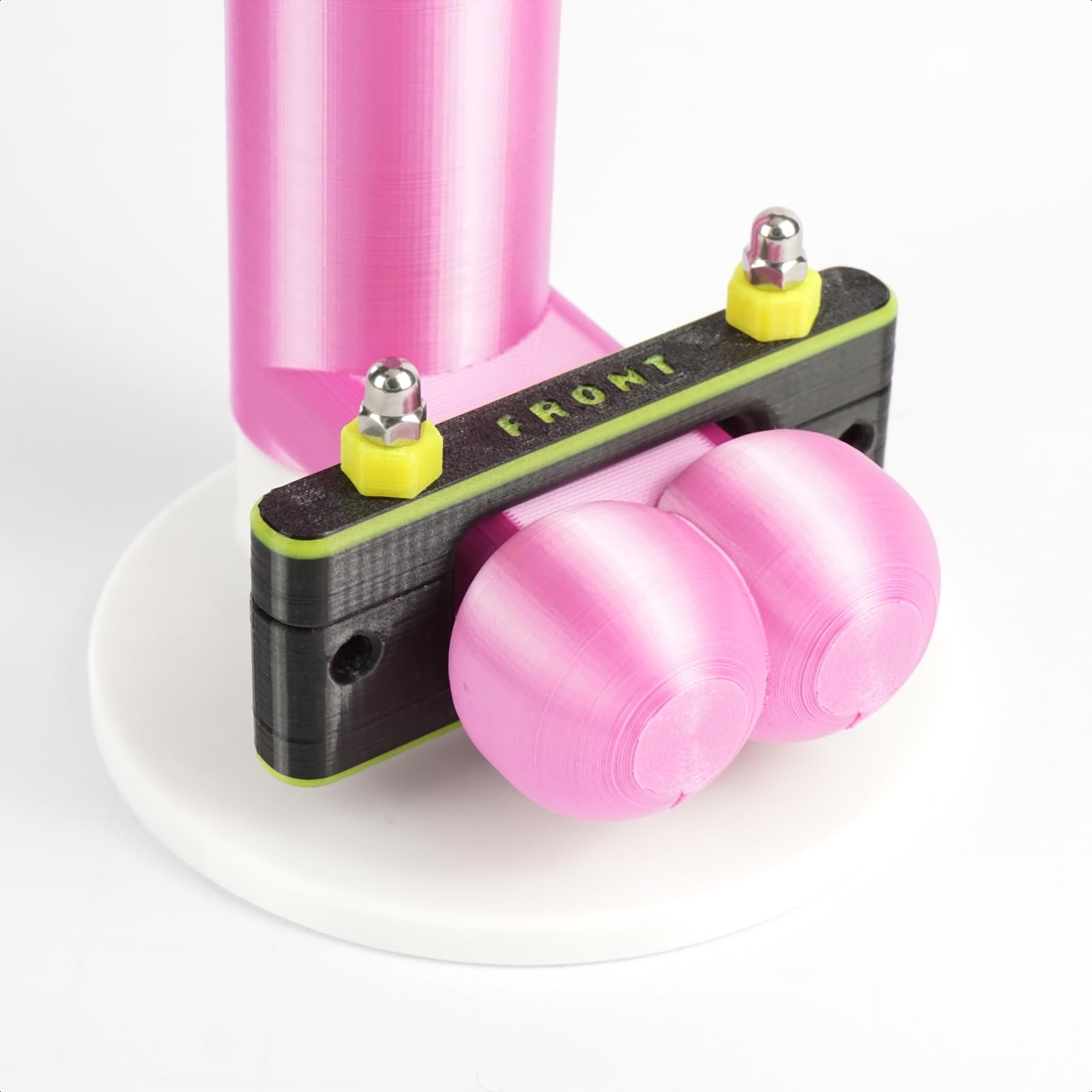 STRETCH-GRIP dispositif CBT BDSM pince à testicules et appareil d'étirement avec suspension de poids – système modulaire noir et jaune de Nova Lux – jouet érotique masculin – fabriqué dans l’UE