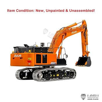 RC Excavator 1/50 Engineering ラジコン Amazon.com: wheelfun LESU Aoue Zx490 1/14 Remote Control