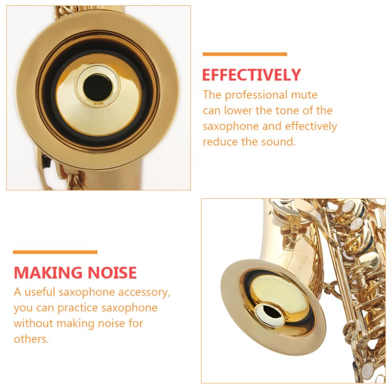 Sourdine Pour Saxophone Alto - Réducteur De Bruit En ABS, Pratique à La Maison Ou En Voyage