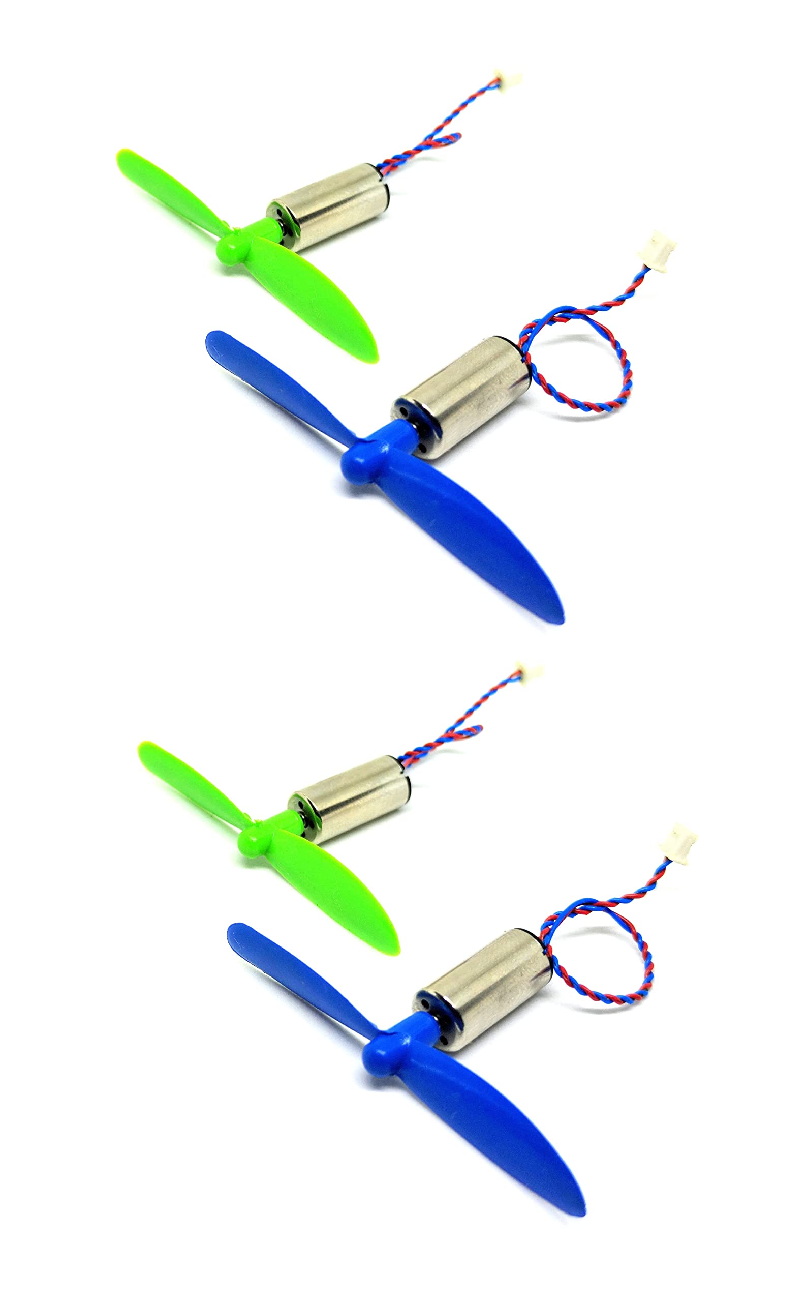 INVENTO 4Pcs DC 3.7V 816 8x16mm Micro Coreless Motor With 50mm 2 Blade Propeller High Speed Mini RC Toy Drones Quadcopter-picture-29