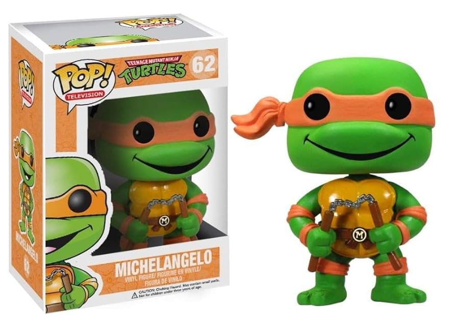 Amazon.com: Funko POP Television TMNT Michelangelo Vinyl