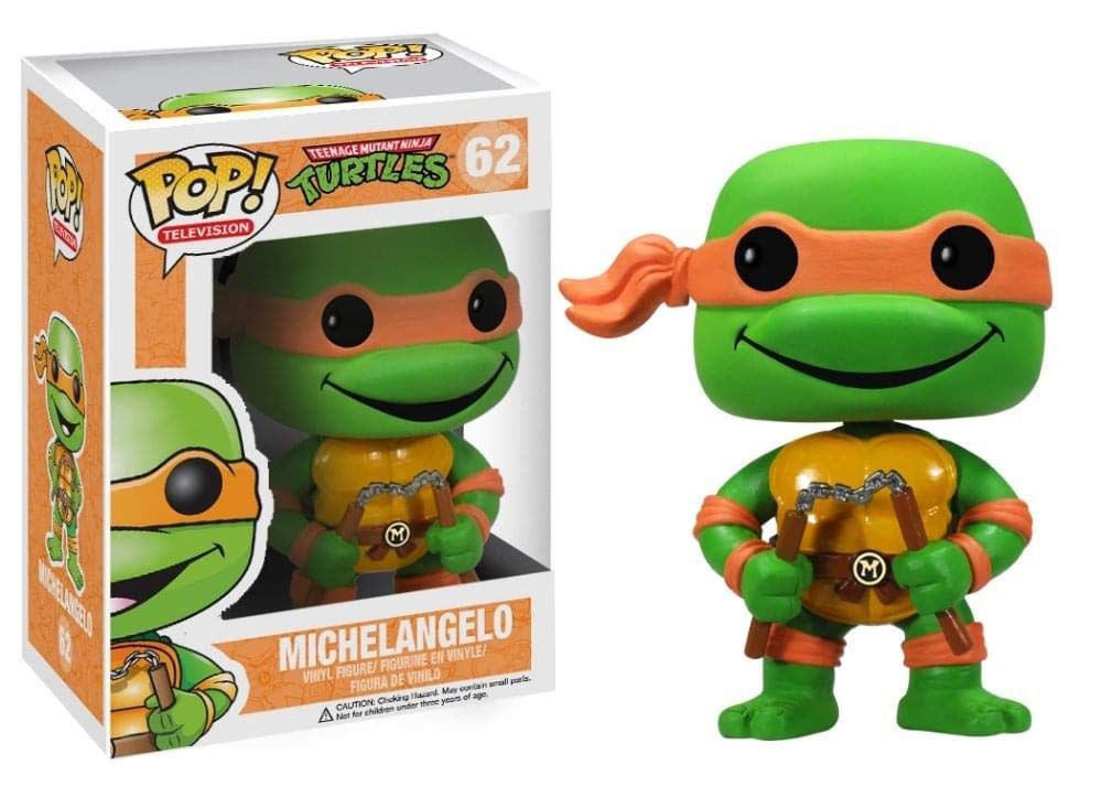 【未開封】 FUNKO POP TMNT タートルバン ミケランジェロ アメトイ Amazon.com: Funko POP Television TMNT Michelangelo Vinyl