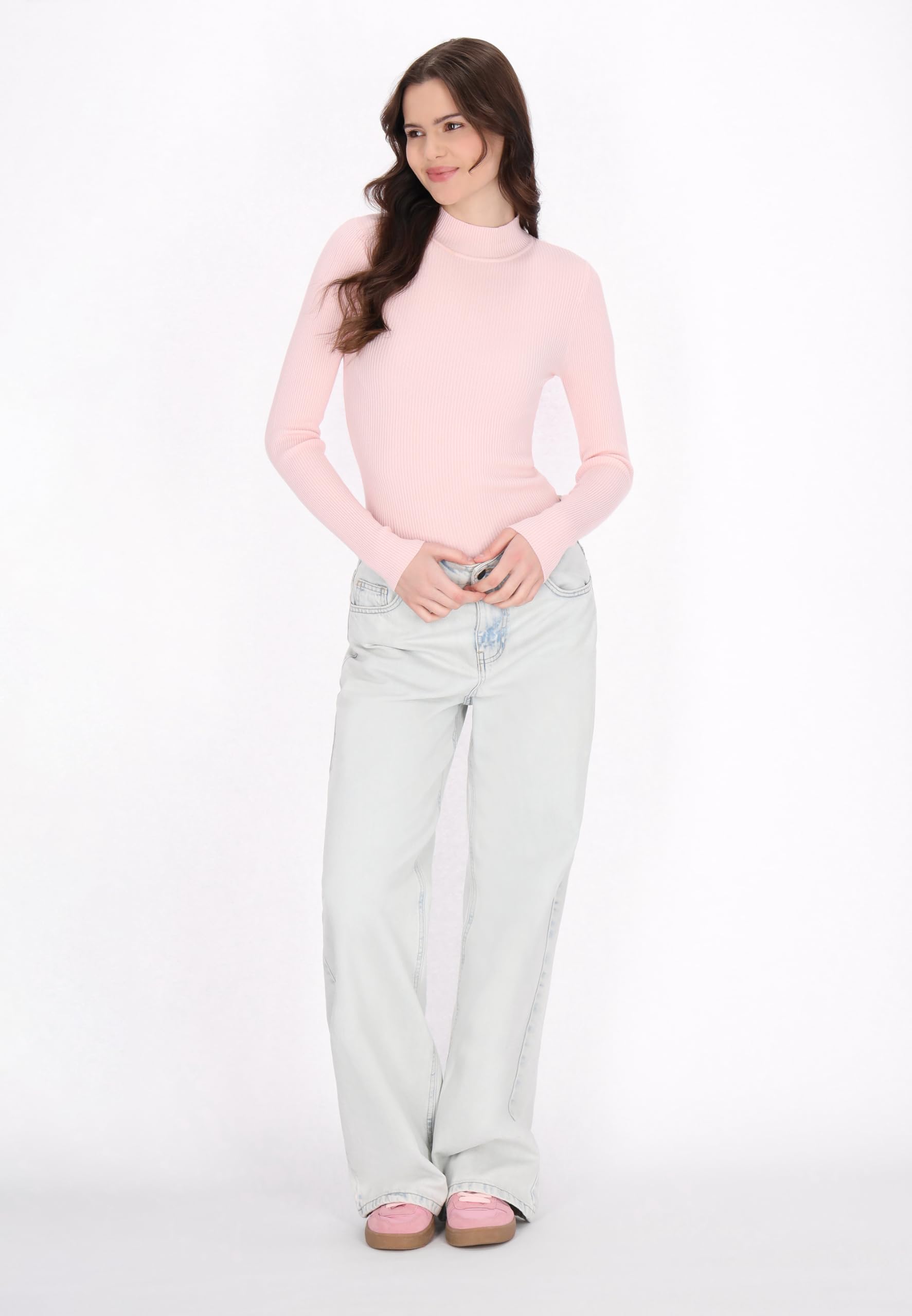 myMo Sudadera para mujer, Rosa, S