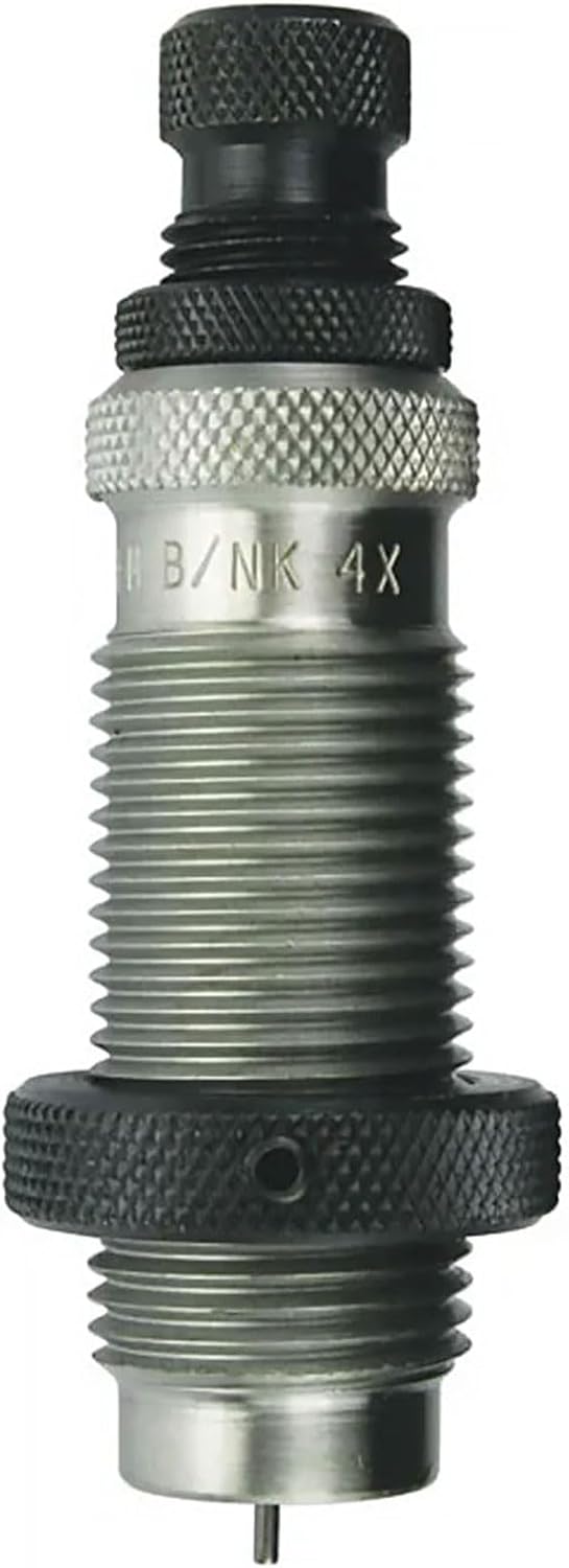 Redding Reloading Type S Bushing Style Neck Sizing Die | High-Precision Reloading Die with Adjustable Decapping Rod & Customizable Neck Tension Control | Without Bushings