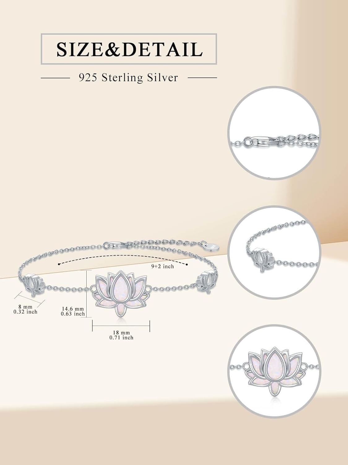 WINNICACA Sterling Silver Butterfly Bracelet Anklet Created Opal Butterfly Jewelry Gifts for Women Birthday Christmas Day Gifts