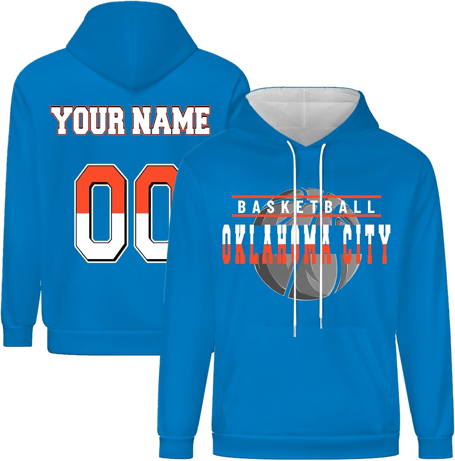 Custom City Basketball Hoodie Custom City Gifts Sweatshirt Personalized Name Number for Men Youth Women