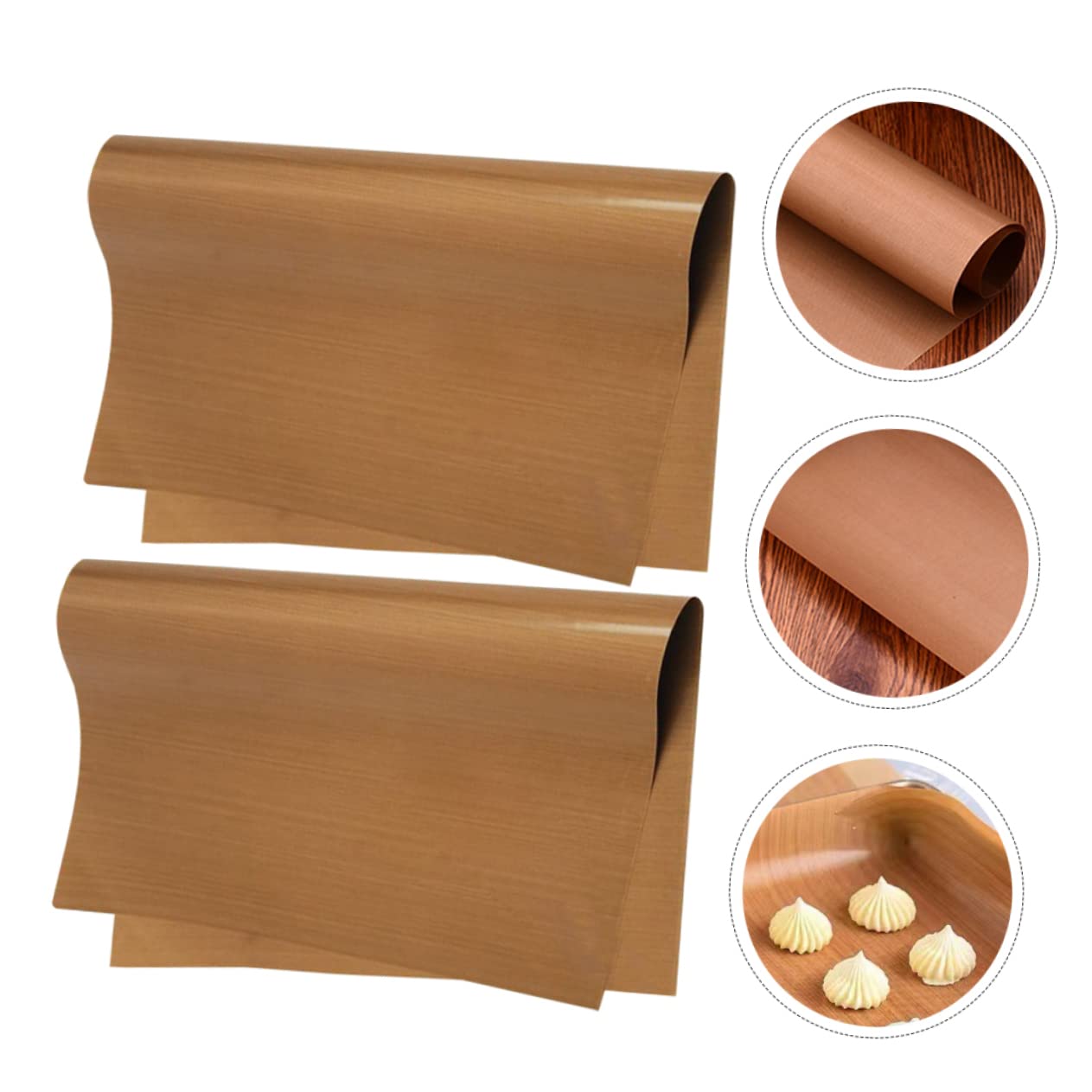 Amosfun 8 Hojas paño para hornear planchas de asar planchas para asar alfombrilla reutilizable para moldes para pasteles alfombrilla para hornear sarten parrilla alfombrilla para horno