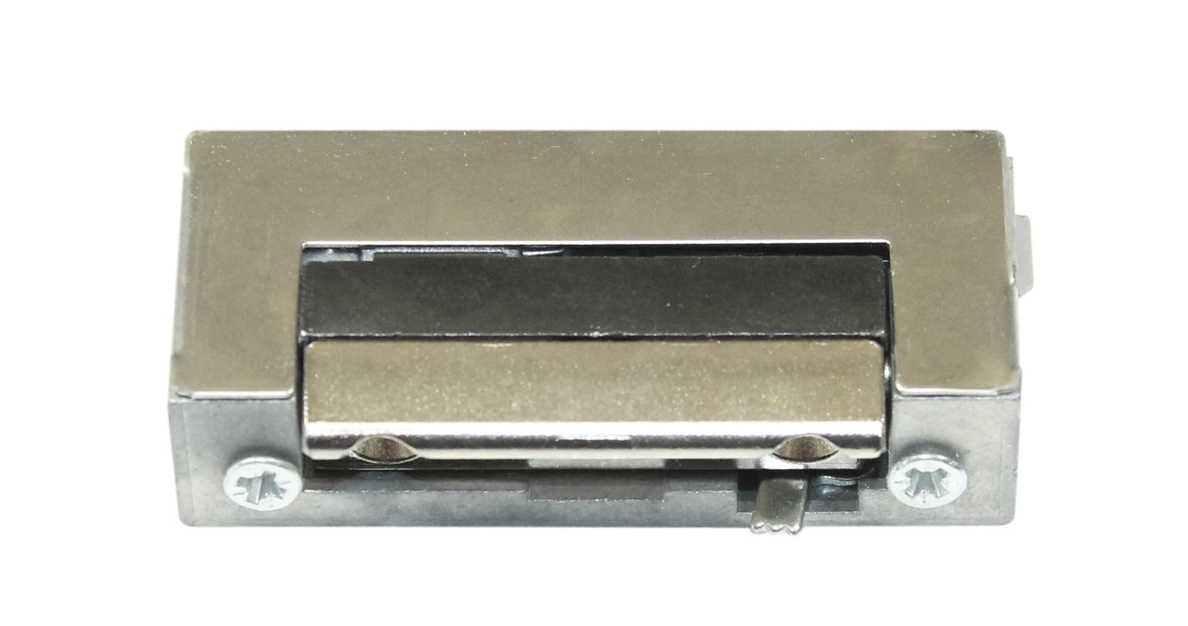 DENI Elektro-Türöffner 20141 schmale Bauweise, mit oder ohne Tagesentriegelung 6-12 V AC/DC, Arbeitstrom, DIN Links/Rechts verwendbar incl. SN-TEC Befestigungsschrauben (MIT Tagesentriegelung)