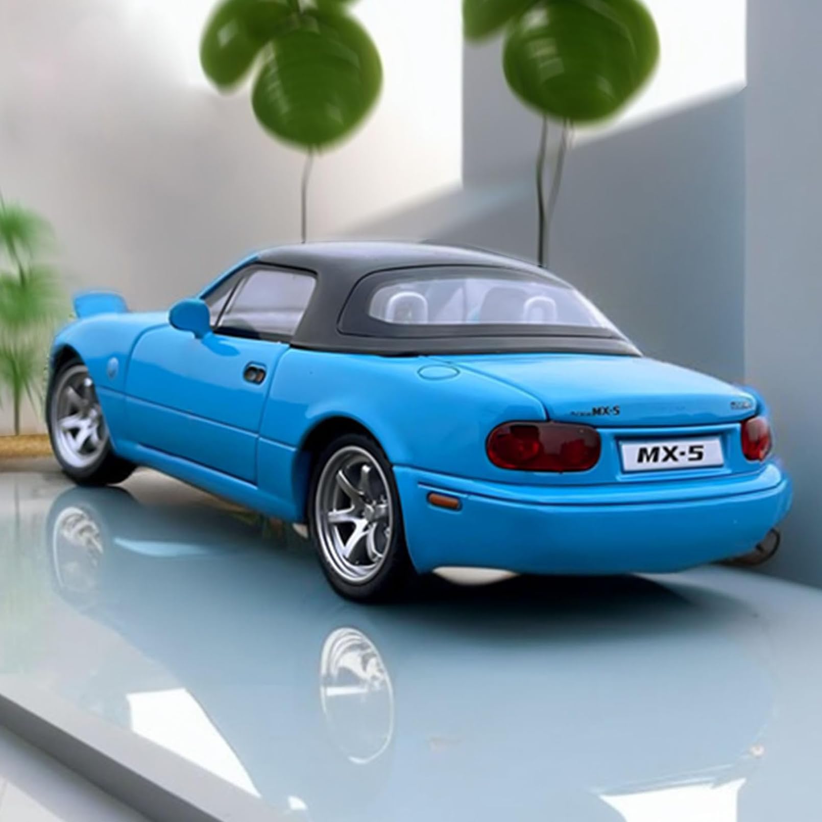 MODVKVK Mazda MX-5 Miata 1:32 Model Car, Toy Car With Light & Music, Removable Top, Pull-Back Function, Alloy Die-Cast - Image 4