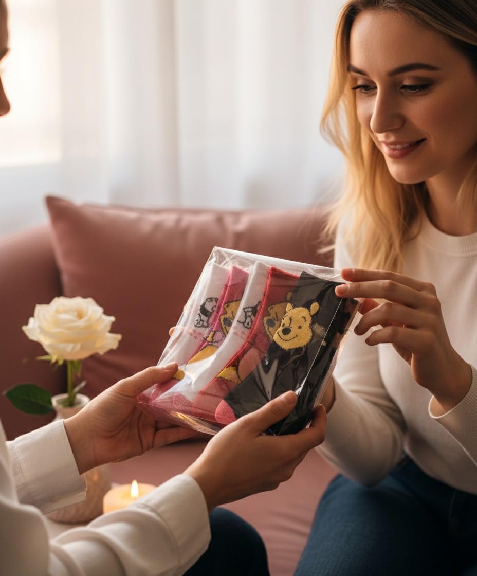 Disney – Chaussettes Femme Licence Winnie l’ourson Pack