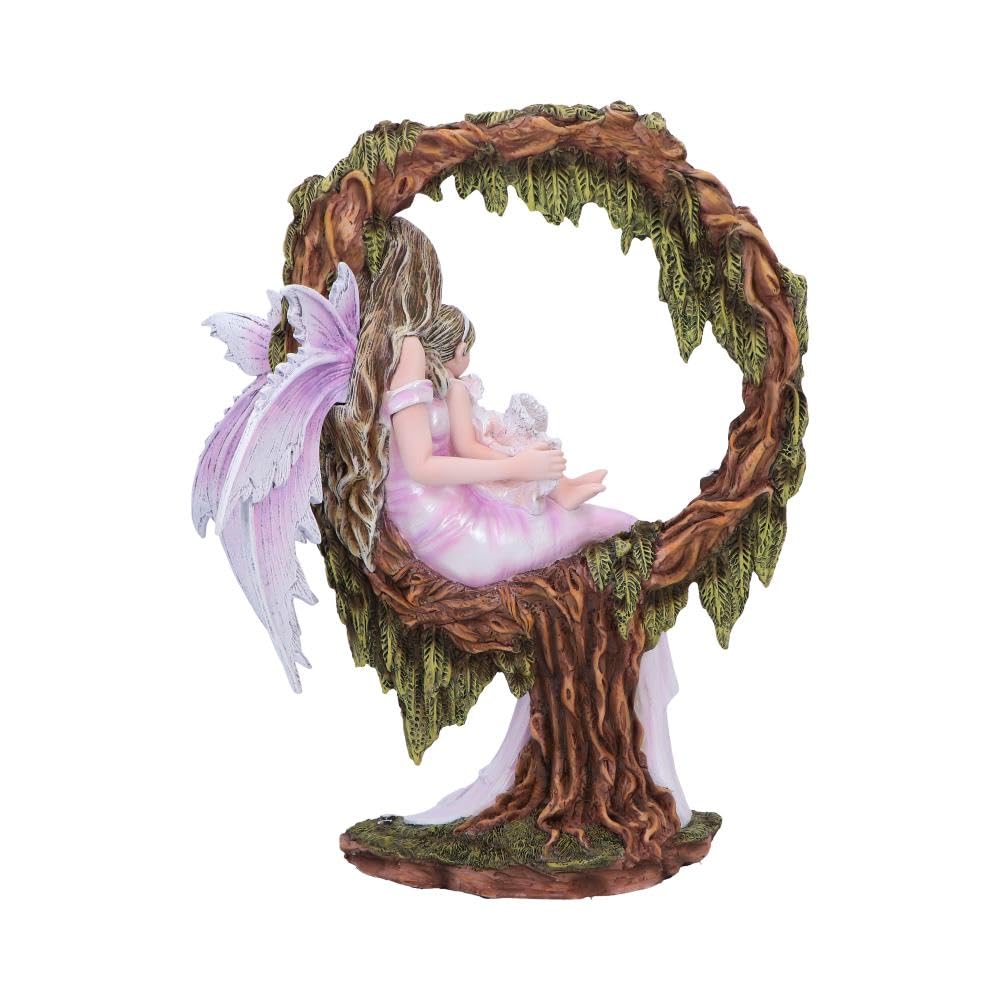 Nemesis Now Statua dell'affetto della mamma, dipinta a mano, scultura mamma e bambino, decorazione rosa per asilo e regalo per la festa della mamma