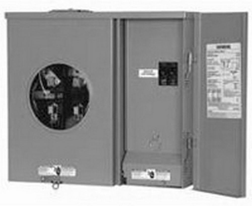 Siemens MM0202B1200RJB 5-Jaw Combination Meter Socket 120/240 V 200 A ...