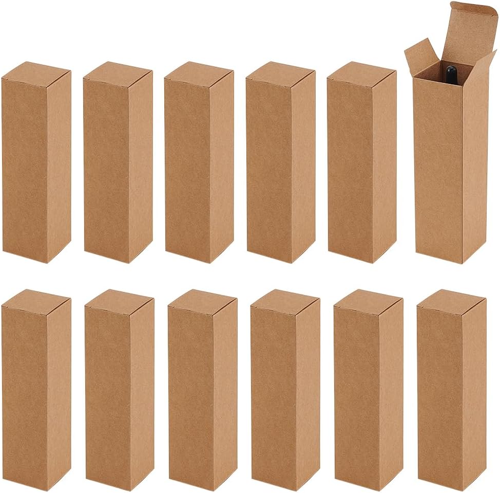 Amazon.com: PH PandaHall 30pcs 2x2x7 inch Kraft Paperboard Gift Box ...