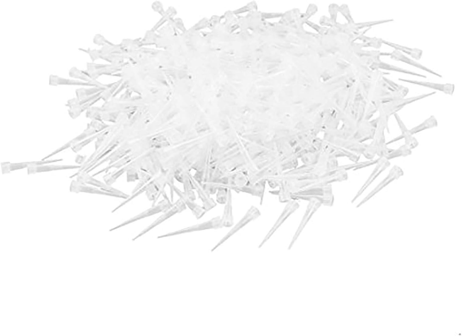 Copapa 1000 Pcs Clear White Laboratory 10UL Lab Liquid Pipette Pipettor Tips for transfering Small Quantities of Liquids
