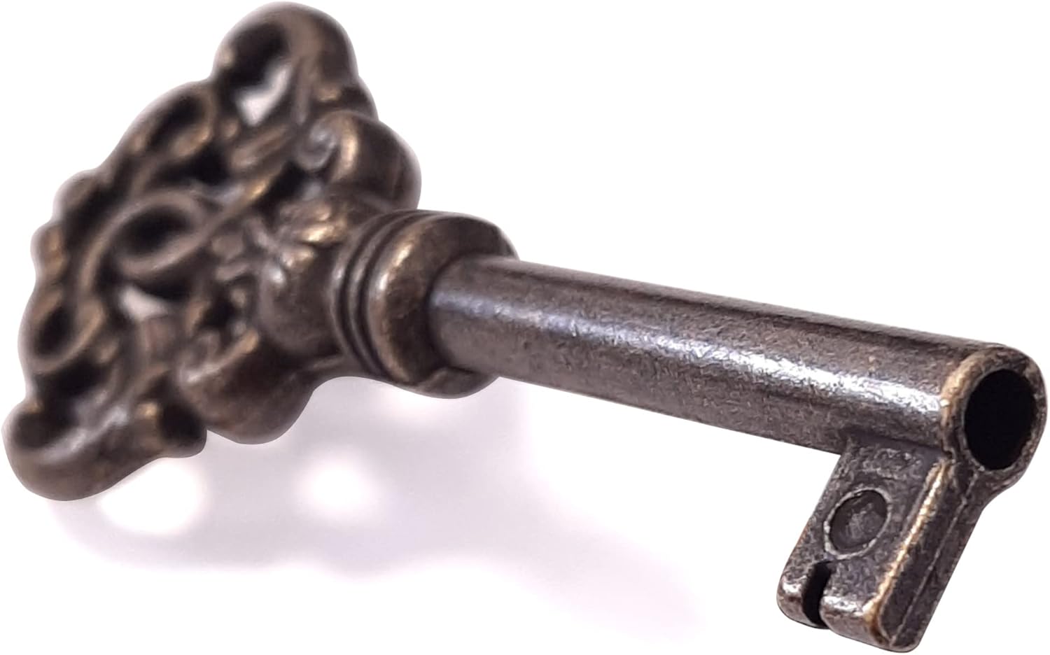 Old Keys Vntage To Antque Skeleton Keys, Open Barrel Skeleton Key, Heart... Hollow Barrel Skeleton Key - Foto 8